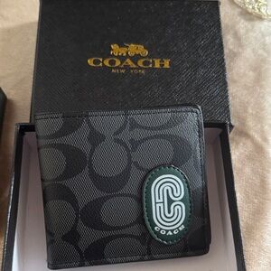 Black and Green fashon wallet Card Holder